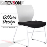 Mid Back Stackable Chair for Office, Anteroom, Meeting Room